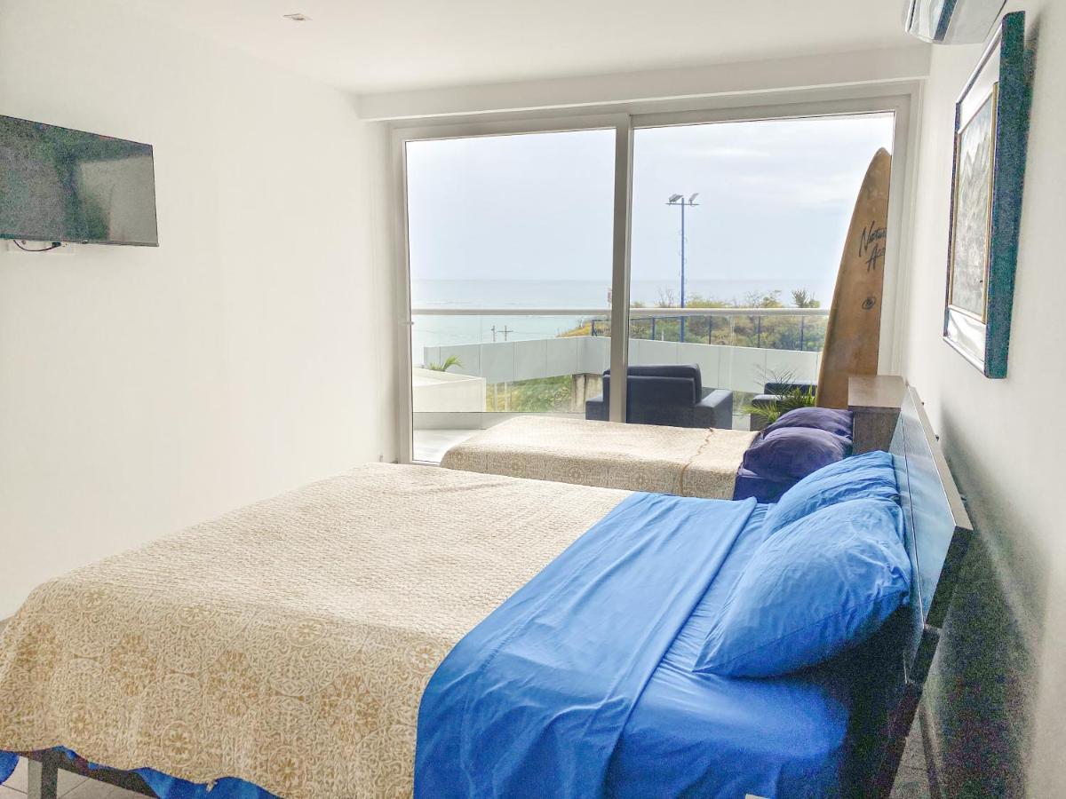 M3 Lujoso Y Comodo Departamento Con Playa 2 Piscinas Cancha De Tenis Jacuzzi Seguridad 24 Horas Manta Bagian luar foto